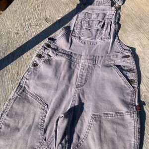Women's Washed Lavender Overalls